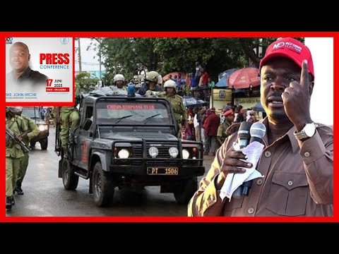 BREAKING NEWS, JESHI LA POLISI LA UZUIA MKUTANO WA JOHN HECHE NA WAANDISHI WA HABARI MASWALI YAIBUKA