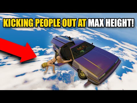 KICKING PEOPLE OUT OF MY CAR AT MAX HEIGHT! | GTA 5 THUG LIFE #409