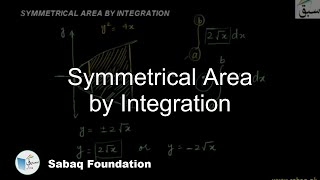 Symmetrical Area by Integration