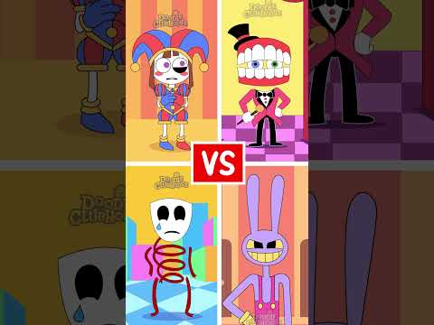Ponmi vs Jax vs Caine vs Gangle Who is Best? #scatman #animation #theamazingdigitalcircus