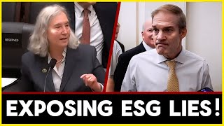 Jim Jordan TORCHES ESG SCAM Hijacking Your Investments!