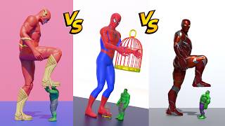 "Can Spider-Man Crush Everyone? 😱 Funny Loop Animation Battles"