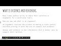 Understanding Author's Use of Evidence