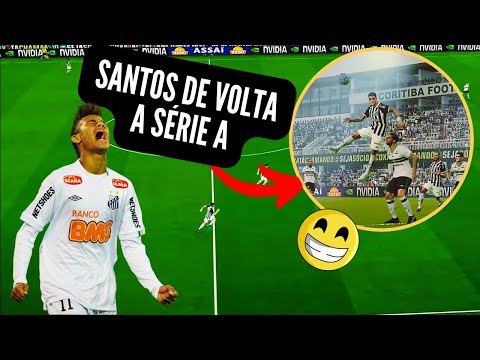 🅰️SUBIU SANTOS NA SÉRIE A 2025 | CORITIBA 0 X 2 SANTOS BRASILEIRÃO SÉRIE B | GAMEPLAY PES 2021