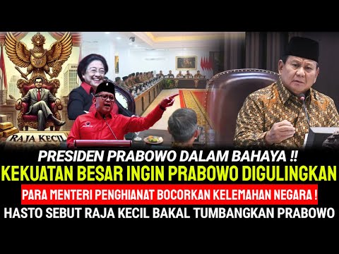 Presiden Prabowo DALAM BAHAYA !! Kekuatan BESAR Ingin Gulingkan Prabowo ! HASTO Antek RAJA KECIL !