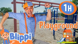 Blippi Plays Fun Games at The Playground! | Blippi | Educational Kids Videos | Moonbug Kids
