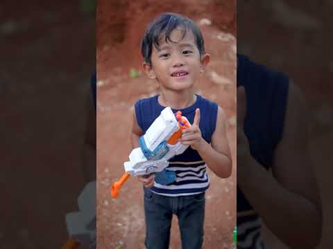 #Short Main tembak tembakan Ketemu buaya 🐊