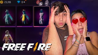 MI CRUSH CONOCE MI CUENTA POBRE DE FREE FIRE 😔