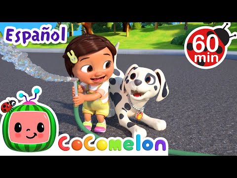 Canción de lavado del camión de bomberos | Caricaturas para niños | En español