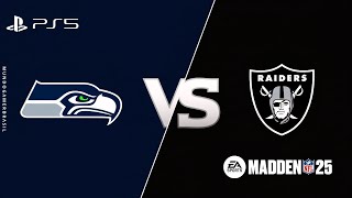 Seahawks vs Raiders | NFL Preseason Simulation | Madden 25 PS5