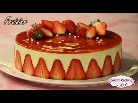 Recette de Fraisier à la Crème Diplomate