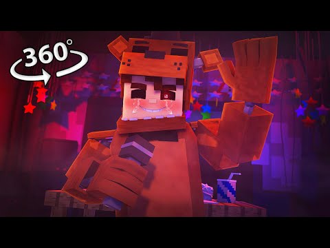 360° Five Nights At Freddy's - SHADOW FREDDY VISION - Minecraft 360° VR Video