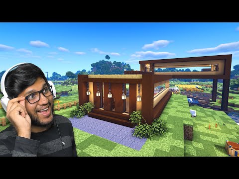 Finally I made House in Herobrine SMP of Minecraft !