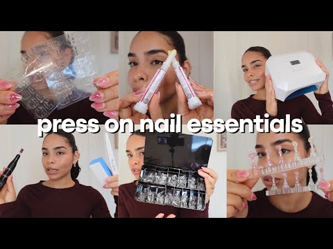 10 PRODUCTS YOU NEED TO MAKE PRESS ON NAILS  *how to make press on nails*