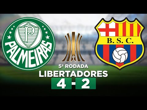 PALMEIRAS 4 x 2 BARCELONA Libertadores 2023 5ª Rodada | Narração