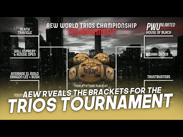 AEW Reveals Brackets For AEW Trios Championship Tournament