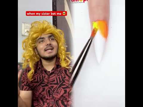 when my sister bet me 😎 Hassu