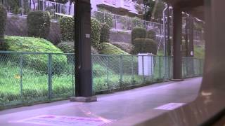 【京王】9000系左側車窓 高尾山口→北野