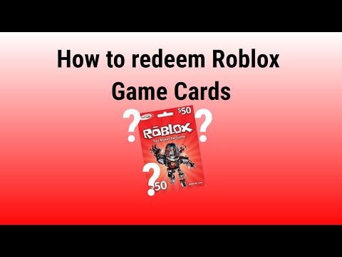 Redeem Roblox Game Card Code 08 2021