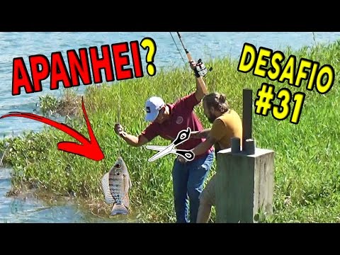 PASSANDO A TESOURA NA LINHA DO PESCADOR! DESAFIO #31
