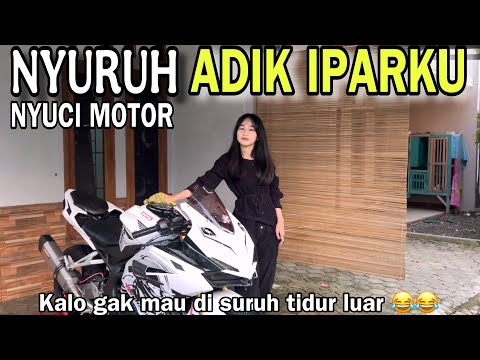 NGERJAIN ADIK IPAR KU YANG CANTIK, kita suruh nyuci CBR 250 RR