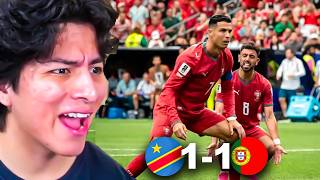 BRUNO HATES CRISTIANO RONALDO *PORTUGAL 1-1 DR CONGO WORLD CUP 2026 REACTION