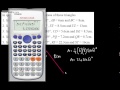 Calculating Triangle Area and Angles
