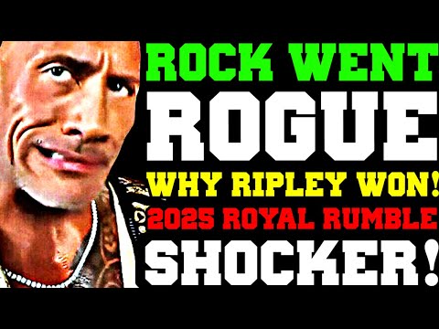 WWE News! The Rock Drops The Hammer On WrestleMania 41! Why Rhea Ripley Won Royal Rumble SHOCKER!