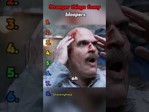 Top 8 funny bloopers #strangerthings #strangerthings5 #st5 #funny #behindthescenes #bloopers #shorts
