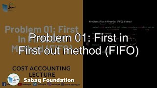 Problem 01: First in First out method (FIFO)