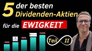 5 der besten Dividenden Aktien für die Ewigkeit | Diese Top-Aktien und dieser ETF bringen Rendite
