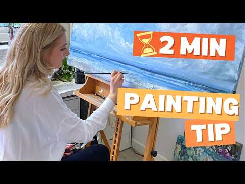 😱 STOP Painting Waves with Only White! [quick fix for realistic seascapes]
