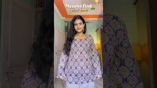 Viral shell kurti with cross-back 🔥 Meesho find you NEED✨ #viralstyle #meeshofinds #affordable
