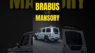 Brabus Vs Mansory!!