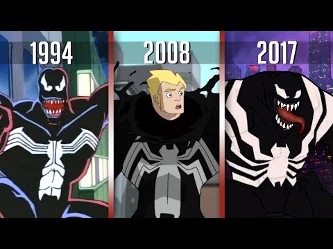 ВЕНОМ - КАК ЭТО БЫЛО В МУЛЬТСЕРИАЛАХ? Эволюция персонажа!