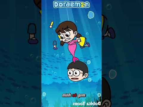 tiên cá shizuka và cái kết #nobita #sprunki #animation #doremon