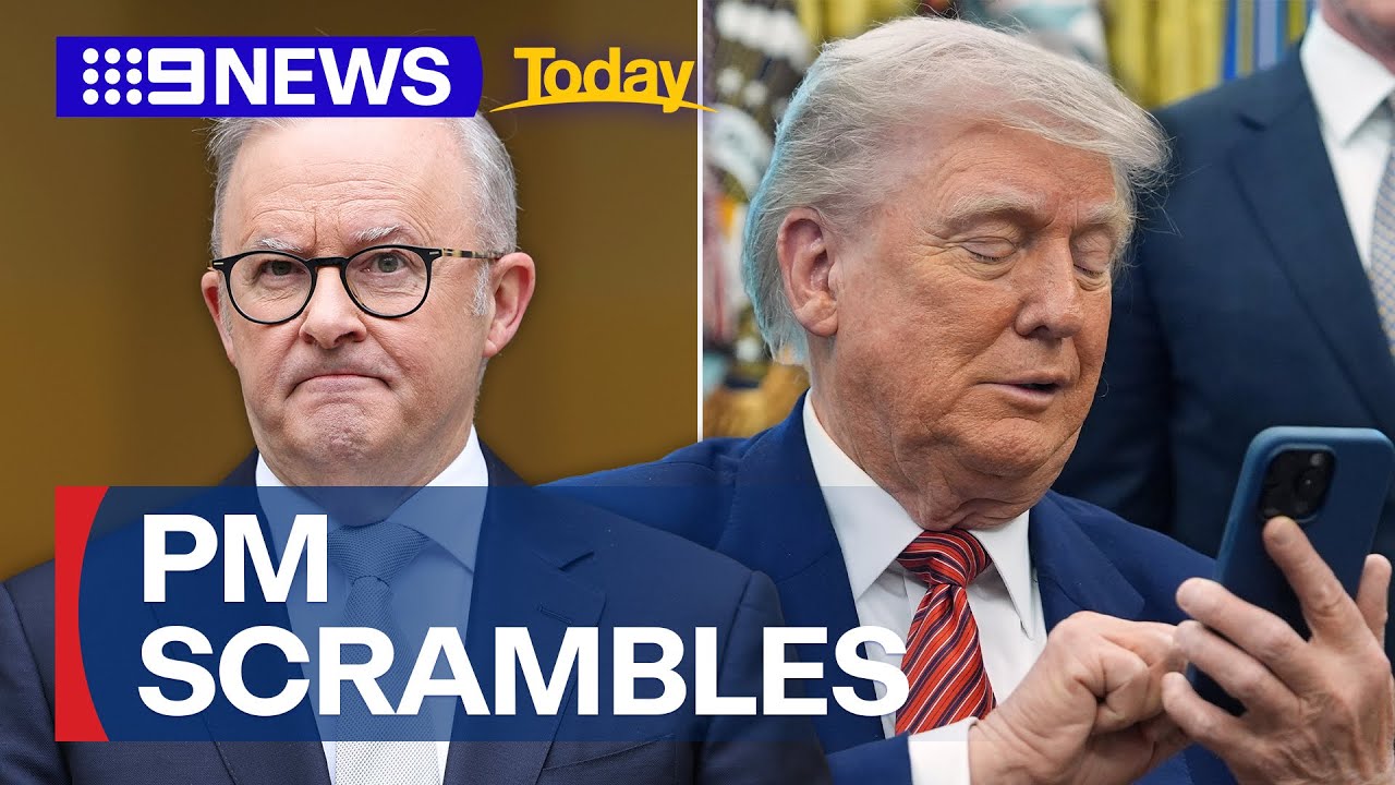 Pressure mounts on Albanese to secure new meeting with Trump | 9 News Australia