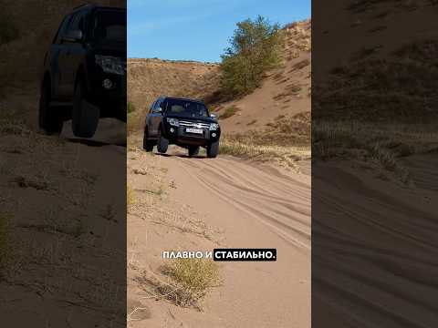 Тесты Pajero 4 с подвеской Kman.