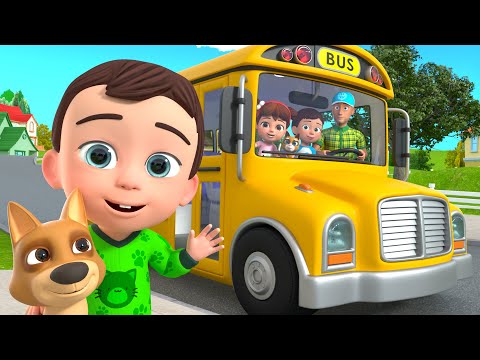 Wheels on the Bus | Animals Song | Nursery Rhymes & Kids Songs