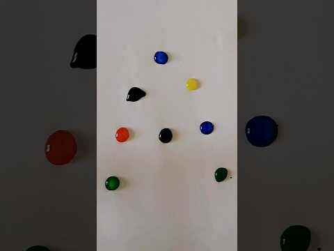 Write letter A using water drops #shorts