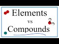 Distinguishing Elements and Compounds