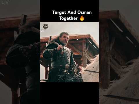 Turgut And Osman Together🔥|Turgut Came To The Kayi Tribe👊🏻|Turgut Fight Scene🪓| It's Adnan 🎯 #turgut
