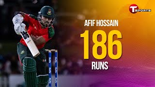 Afif scored the second most runs for Bangladesh in the Top End T20 | Afif Hossain | T Sports
