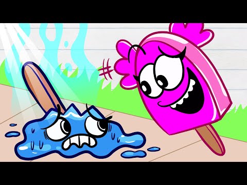 Colorful Screams: Pranks and Treats with Colorful Food! | Cartoon Animation