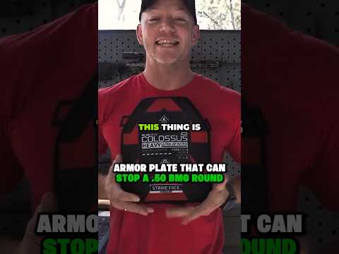 Armor Plate That Can Stop A .50 BMG Round