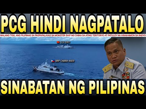 PILIPINAS hindi TINIGILAN ang MONSTER SHIP ng CHINA patuloy SINUSUNDAN at HINAHAMON