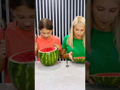 Funny Prank and situation with mom 🍉🍝🥤🥰😜😂 #shorts #prank #watermelon