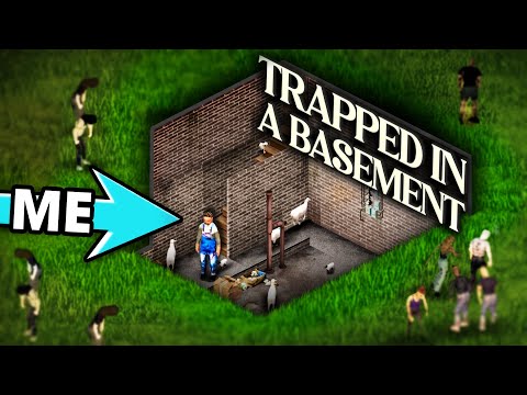 Project Zomboid but I'm trapped in a basement