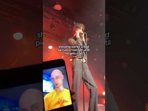 sombr has no chill grabbing the phone like that omg #sombr