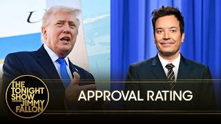 Trump's Approval Rating Crashes to New Lows Amid Iran War Chaos and TSA Turmoil | The Tonight Show